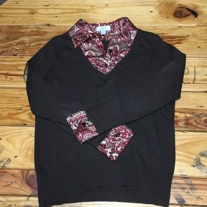 Ann Taylor Loft brown sweater.